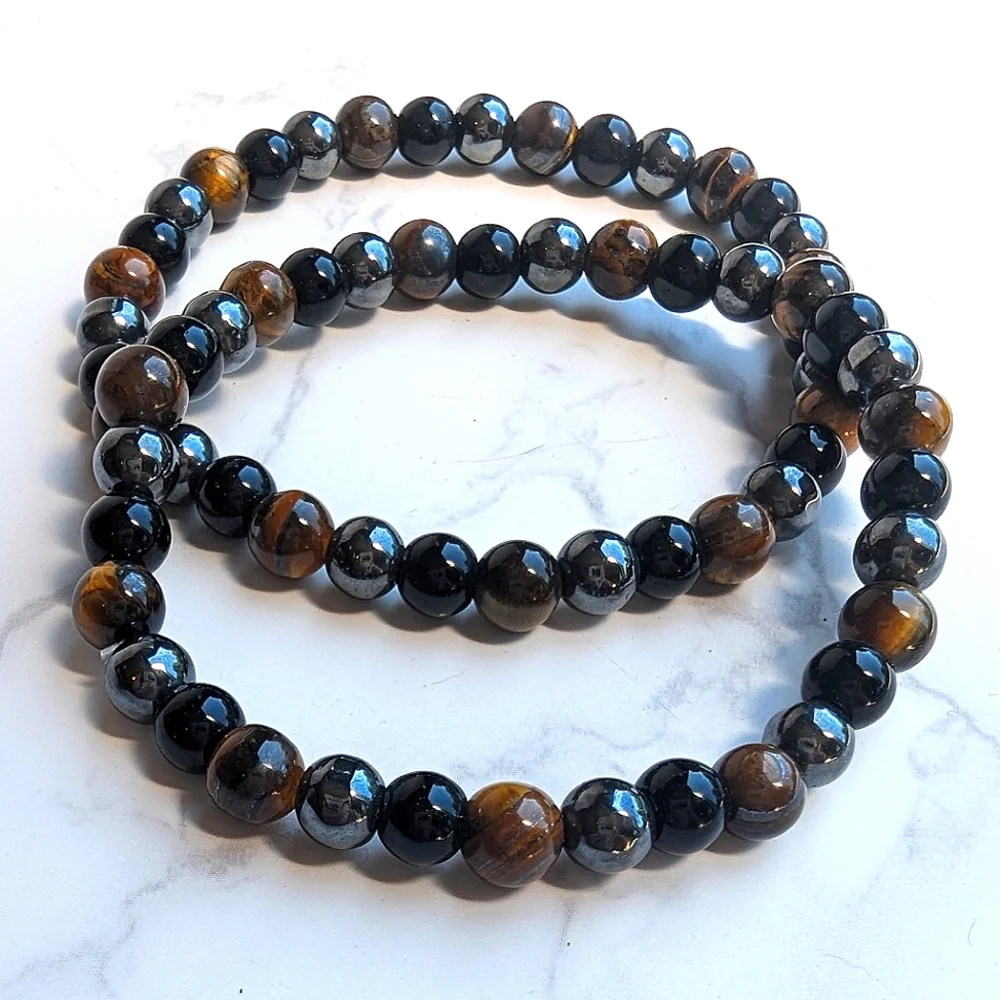 None 6mm beads